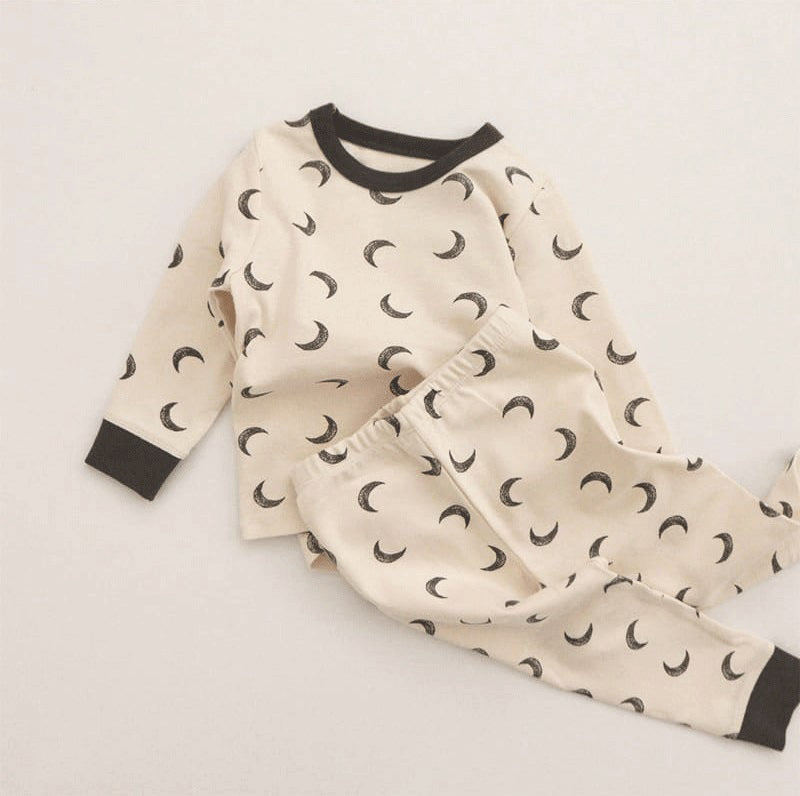 Wholesale Children's Autumn and Winter Cotton Base Pajama Sets